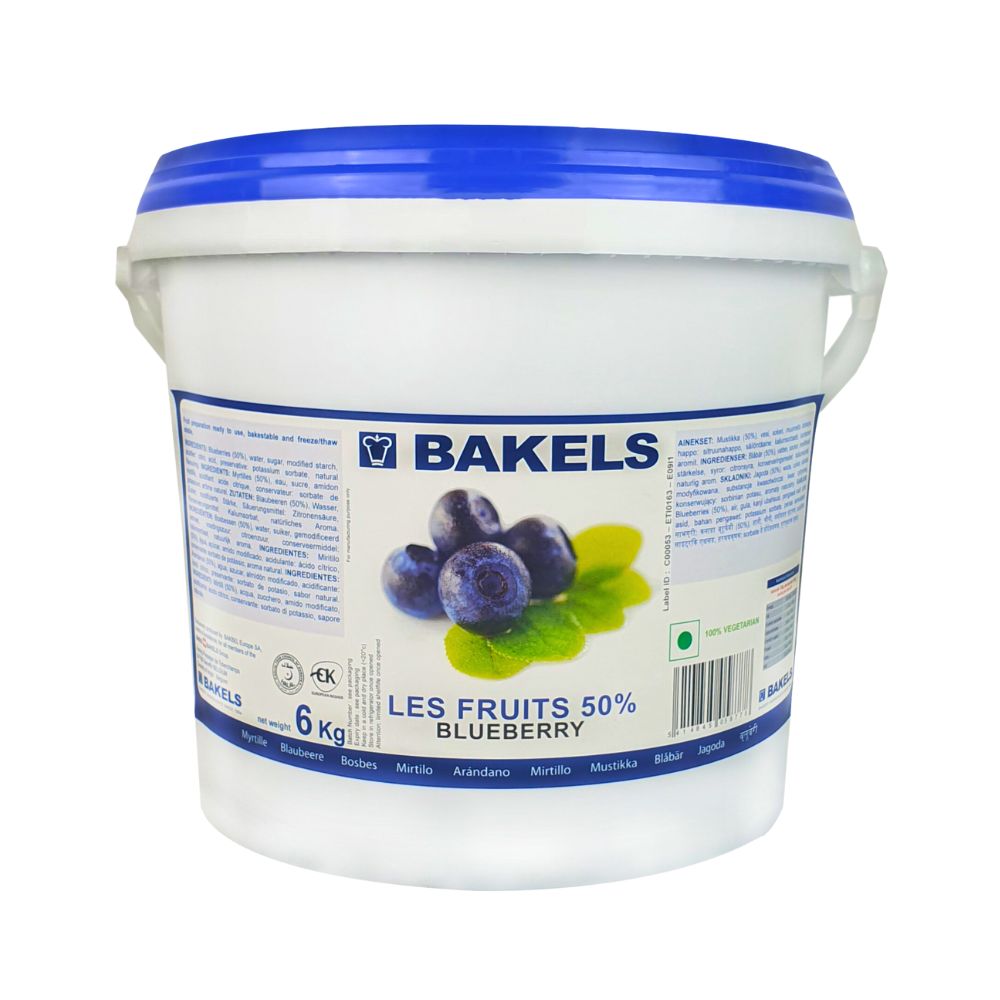 BAKELS Les Fruits Blueberry 50% 6KG | Malaysia